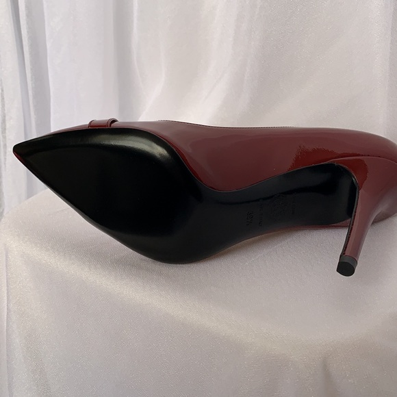 Versace Burgundy High Heels (39.5) - Picture 6 of 8